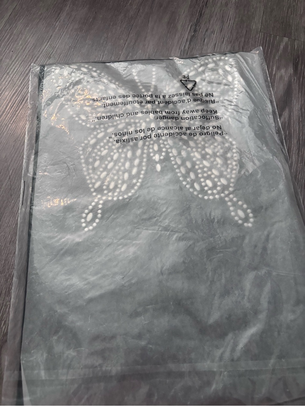 Desigual Black Foil-Packaged Scarf with Stud Detail